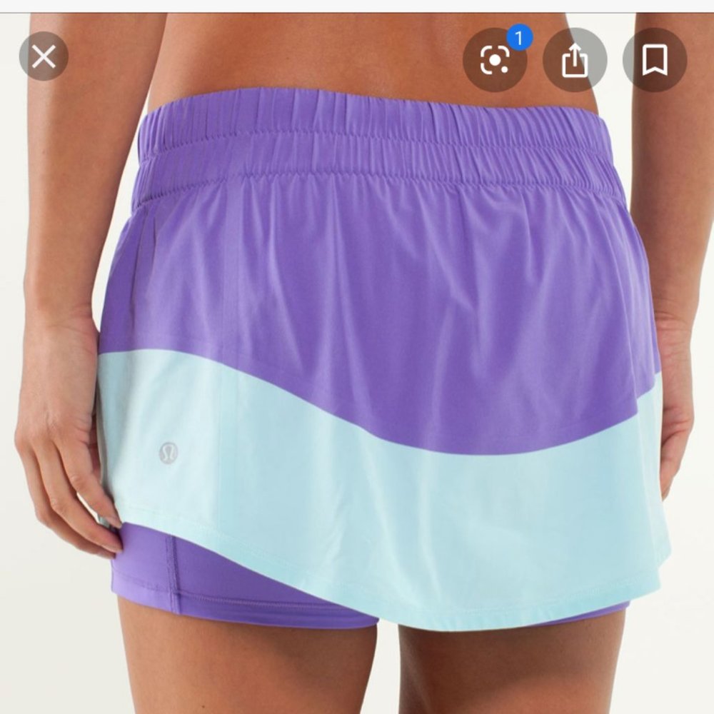 Lululemon Run: Breezy by skirt skort Power Purple